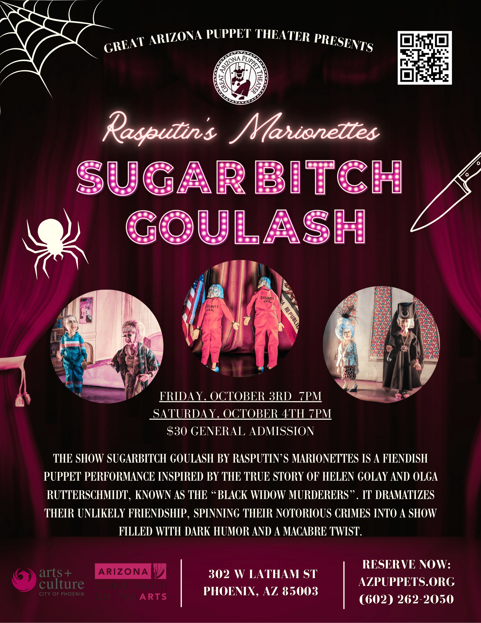 Guest Artist: Rasputin’s Marionettes with Sugarb**** Goulash